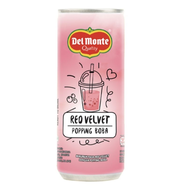 

Del Monte Boba Red Velvet 240 ml