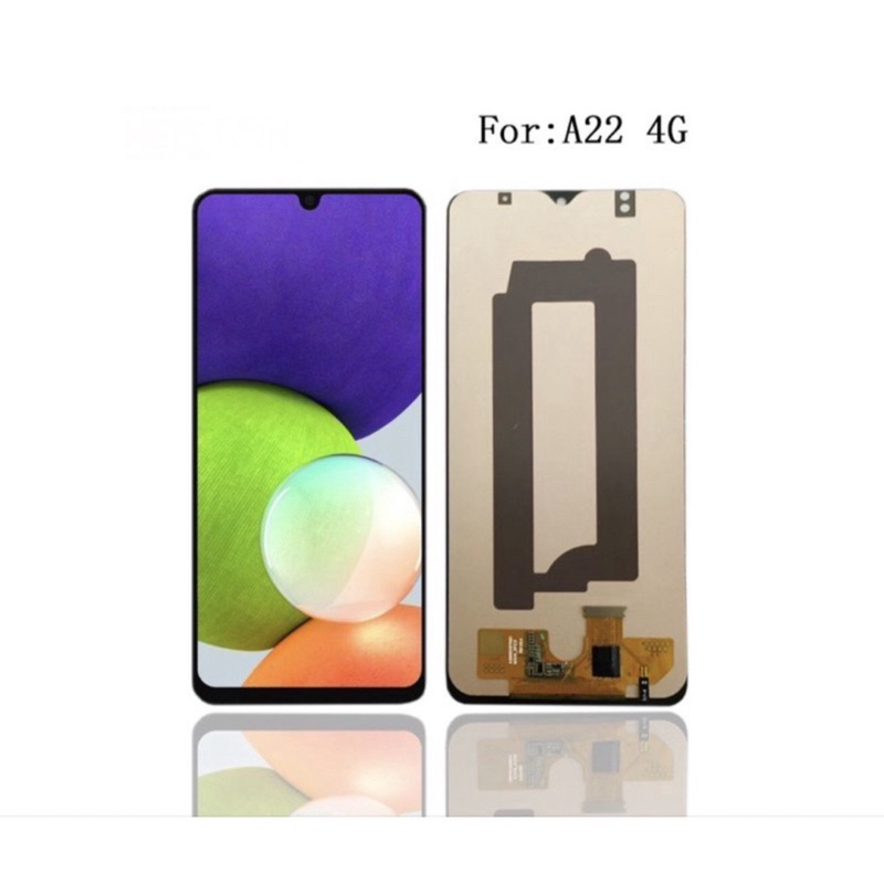 heiston - lcd ts full set samsung a22 4g soft oled original indospp
