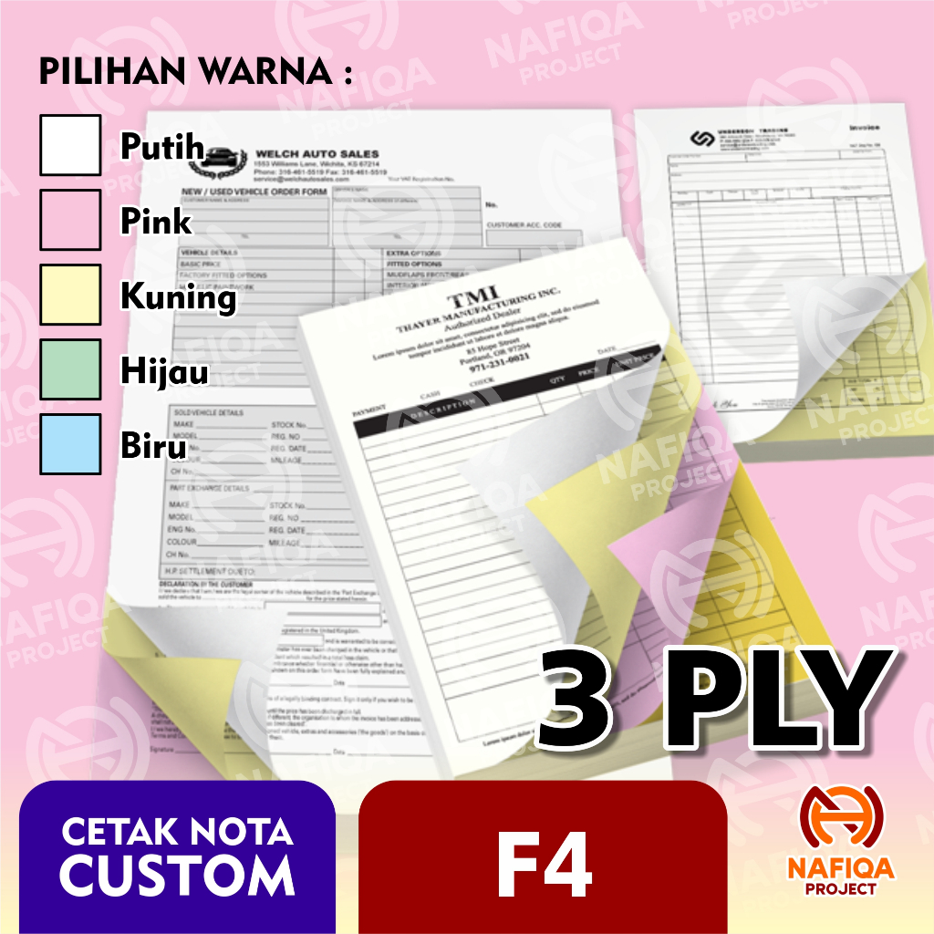 

Cetak Nota NCR Custom 3 Ply