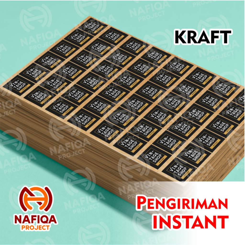 

[INSTANT] CETAK STIKER KRAFT A3+ (Tanpa Cutting)