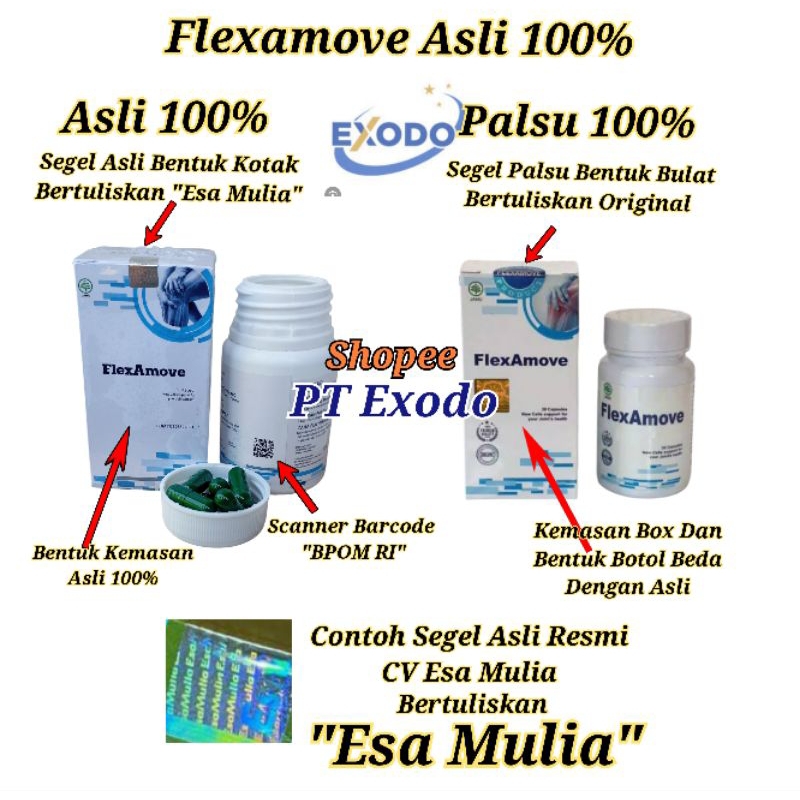 FLEXAMOVE Obat Flexamove Asli Original Lulus BPOM RI Berkualitas