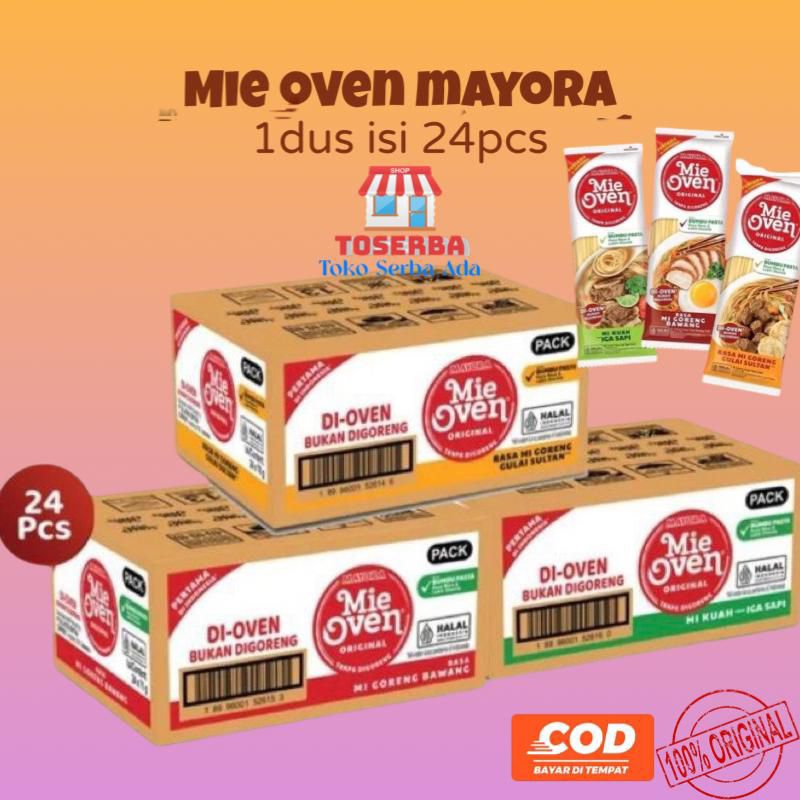 

MIE OVEN Mayora Tanpa Di Goreng (1dus isi 24pcs)