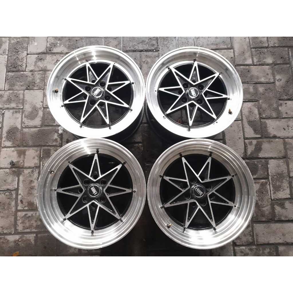 Velg Mobil Bekas Celong HSR STARLIGHT R16X7,5/8,5 8X100/114 ET30/35