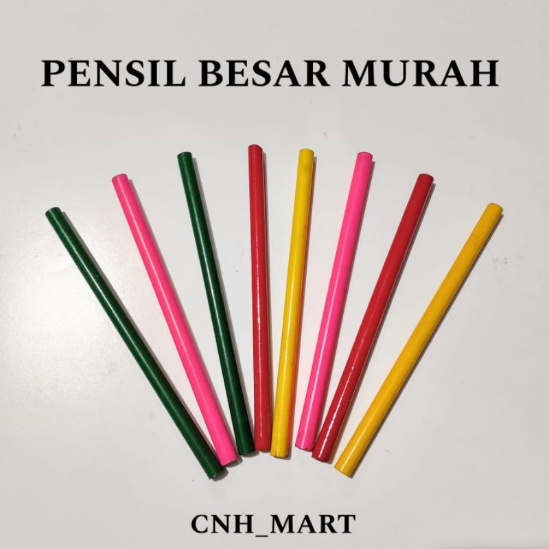 

Pensil Besar - Pensil Tukang Murah Meriah - Pensil Promo - Stok Terbatas Harga 10 Pcs