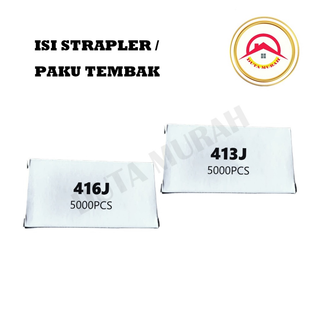 

Promo Isi Straples Isi Strapler Tembak Paku Tembak 416 J 16mm 413 J 13mm A43