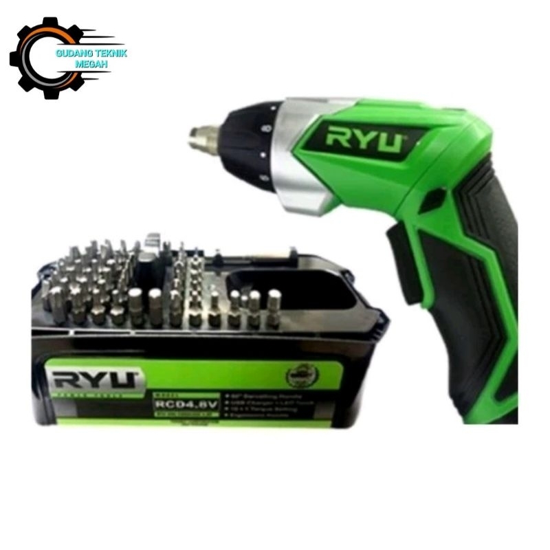 RYU Bor Obeng Listrik Mini / Cordless Screwdriver RCD 4.8V