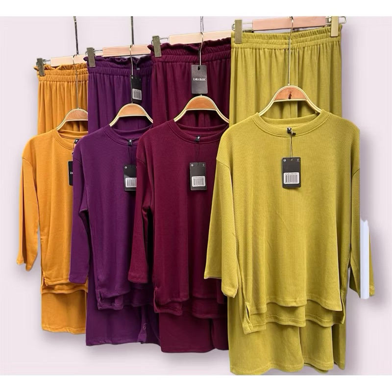 One set knit premium/set knit premium/setelan knit