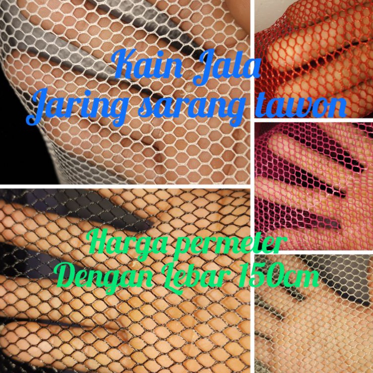 Sedang Ramai  Jala kain  Jaring kain meteran jaring ikan