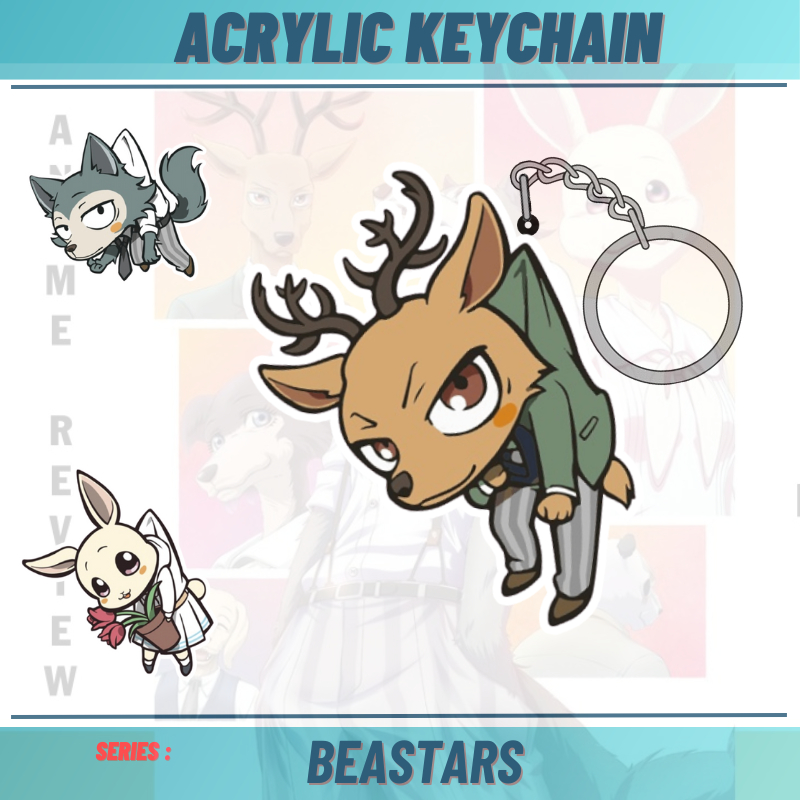 [Beastars] Keychain & strap akrilik anime karakter Louis versi Beastars