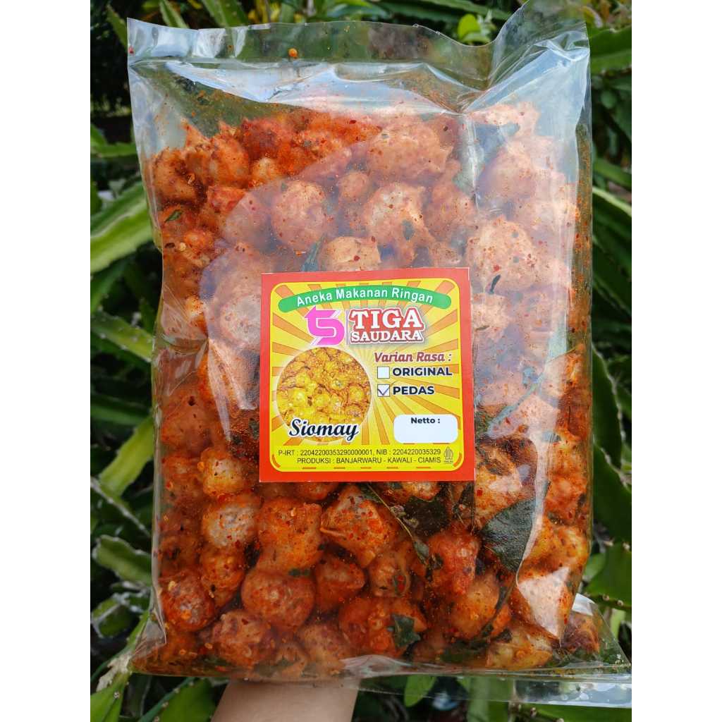 

Siomay Kering Pedas Extra Daun Jeruk 1kg 500gr