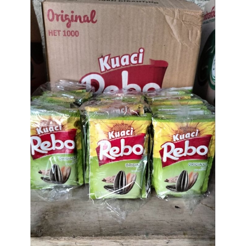 

kuaci rebo original ( 1 pack isi 10 renceng)