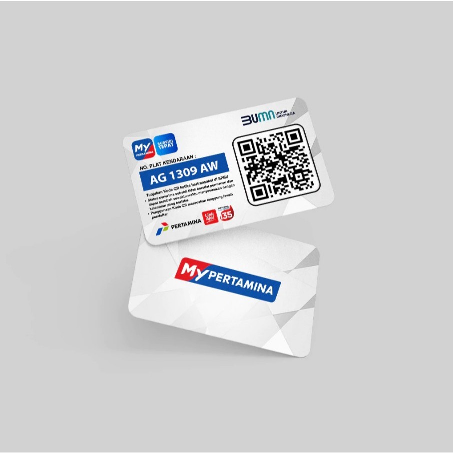 

Kartu MyPertamina ID Card My Pertamina_ ID card PVC