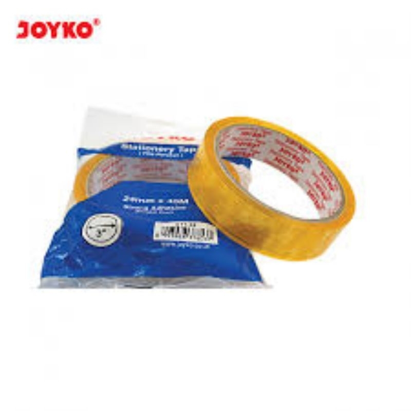 

[PACK 6 ROL] STATIONERY TAPE STT-32 JOYKO 24MM X 45M / PITA PEREKAT ISOLASI 1" STT32 JOYKO