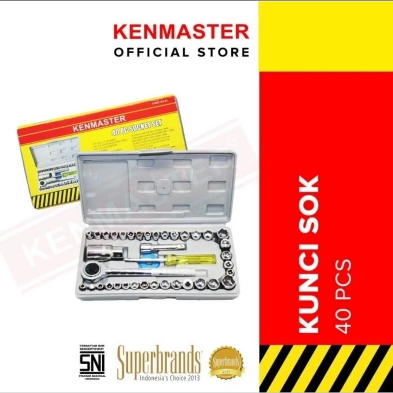 KUNCI SOK 40 PCS SET KENMASTER