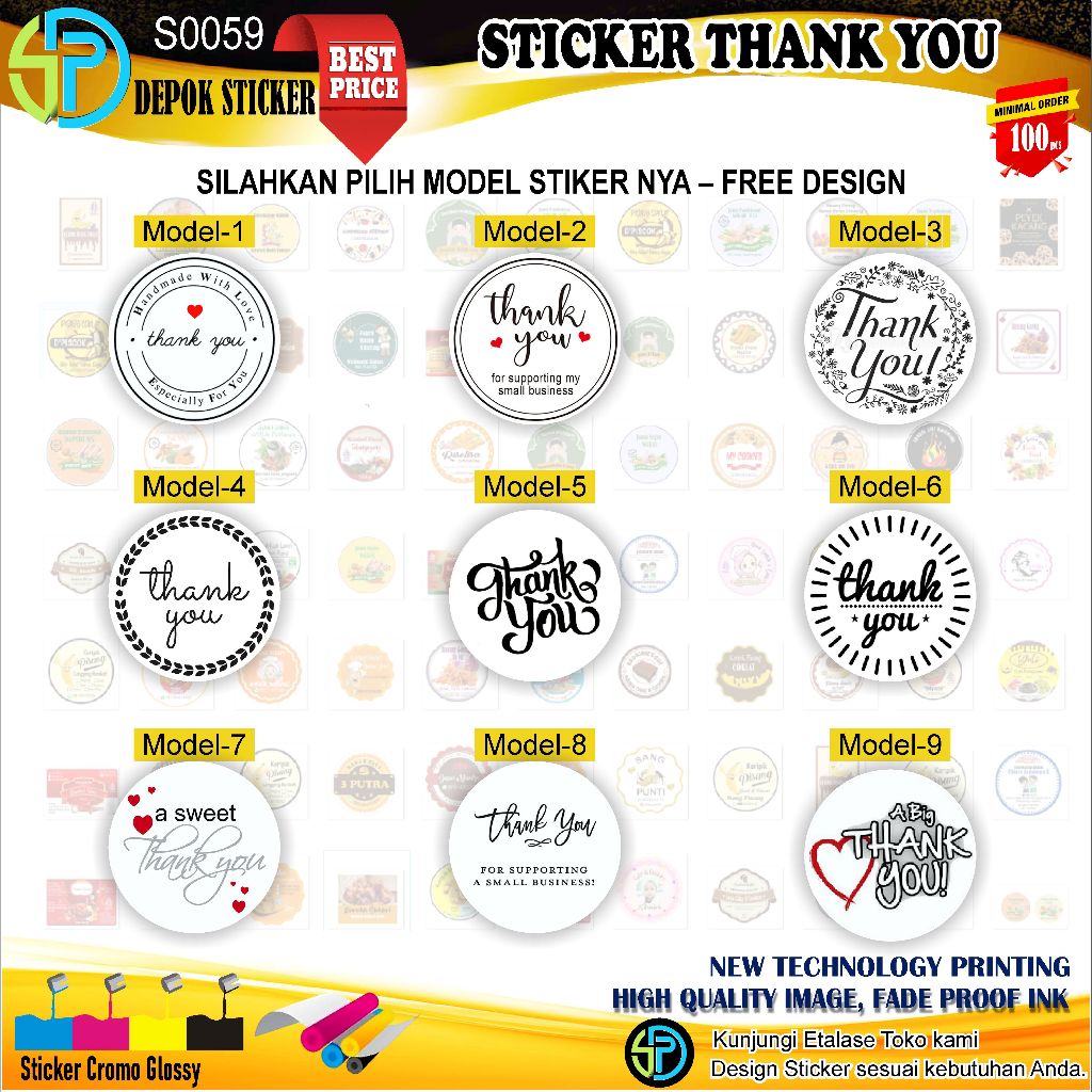 

Stiker Thank you