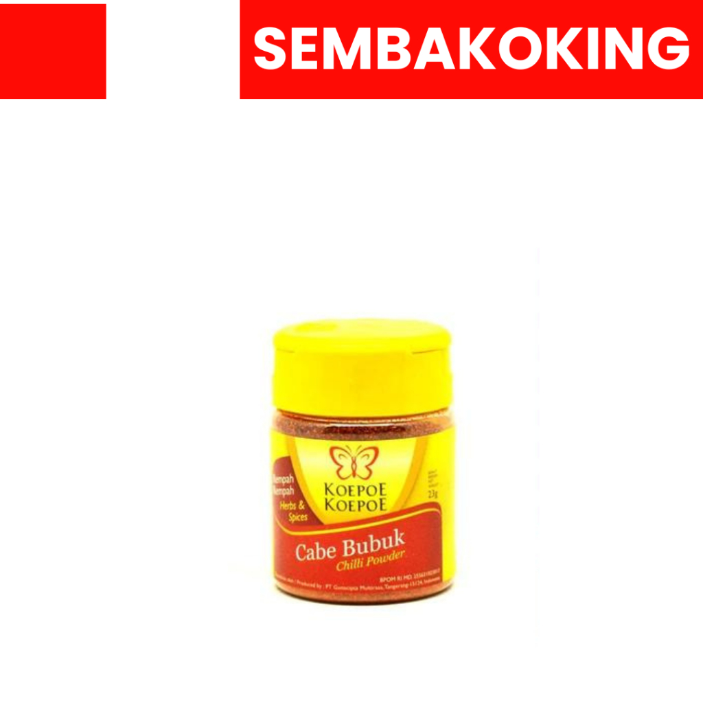 

CABE BUBUK KOEPO 23GR KUPU CHILI POWDER
