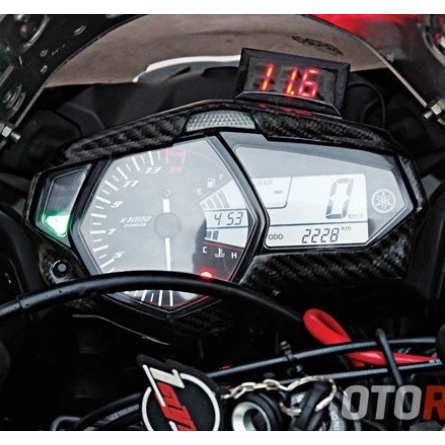 COVER SPEEDOMETER YAMAHA R25 2014-2017 MT25 CARBON KEVLAR