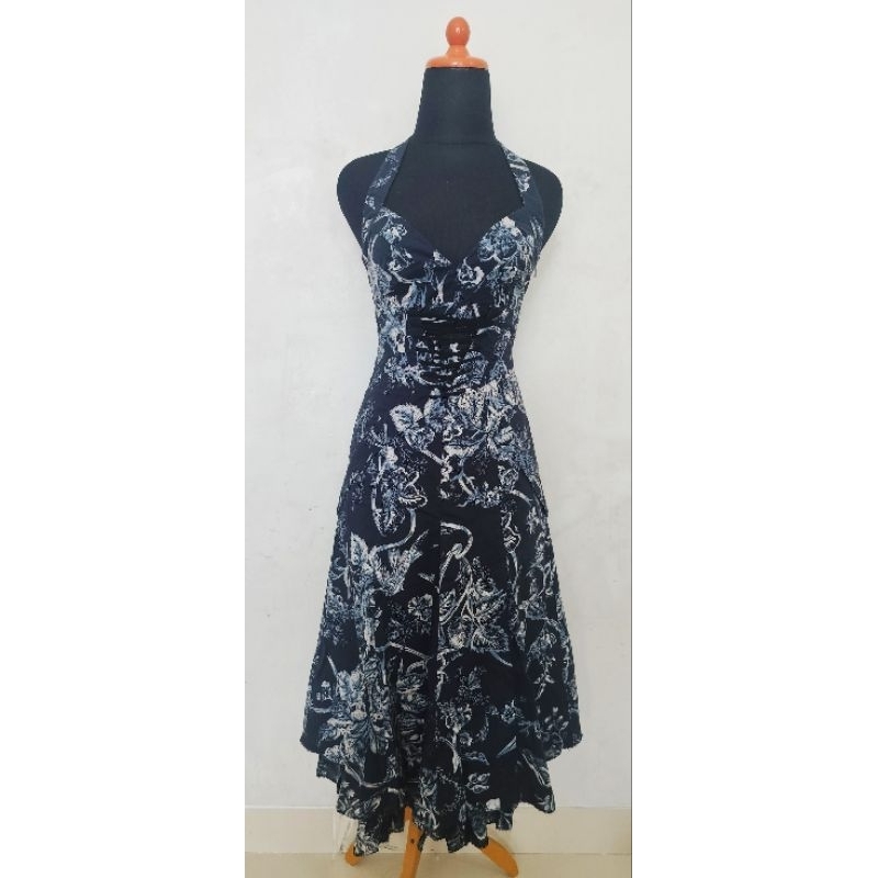 Preloved Karen Millen Navy Dress