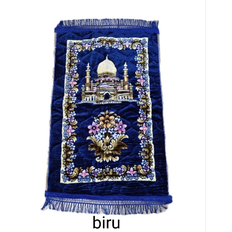 sajadah tebal empuk sajadah bludru tebal