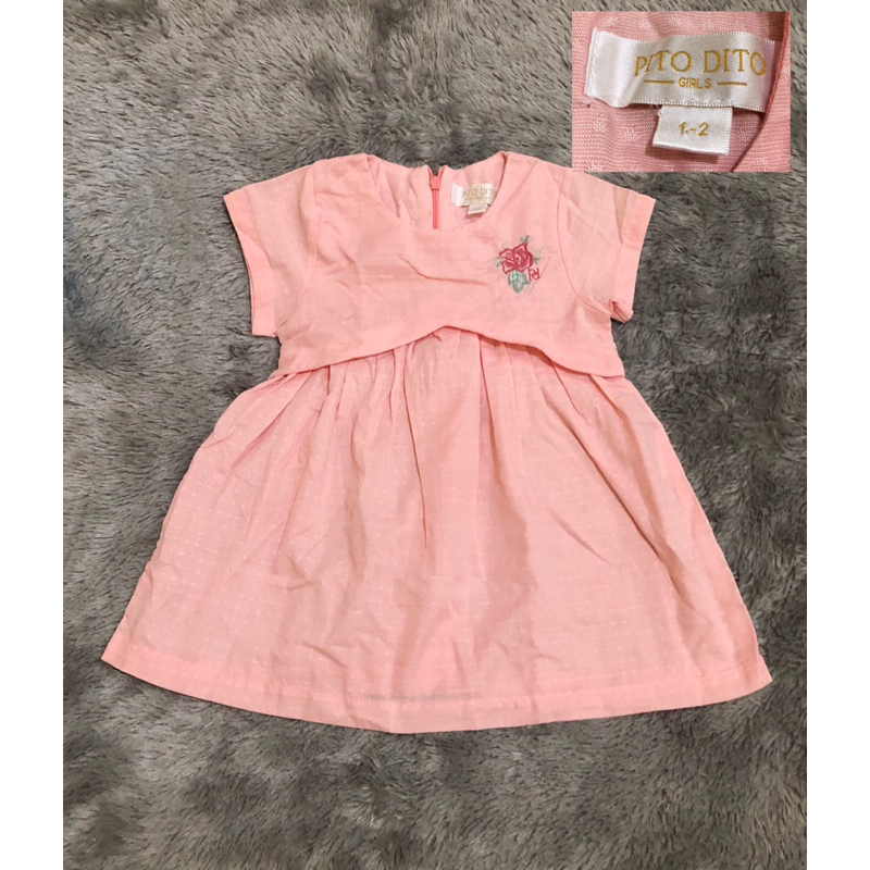 Preloved Pito Dito Dress Anak Perempuan usia 1-2th (merk baju matahari) - Baju Anak Perempuan - Rok 