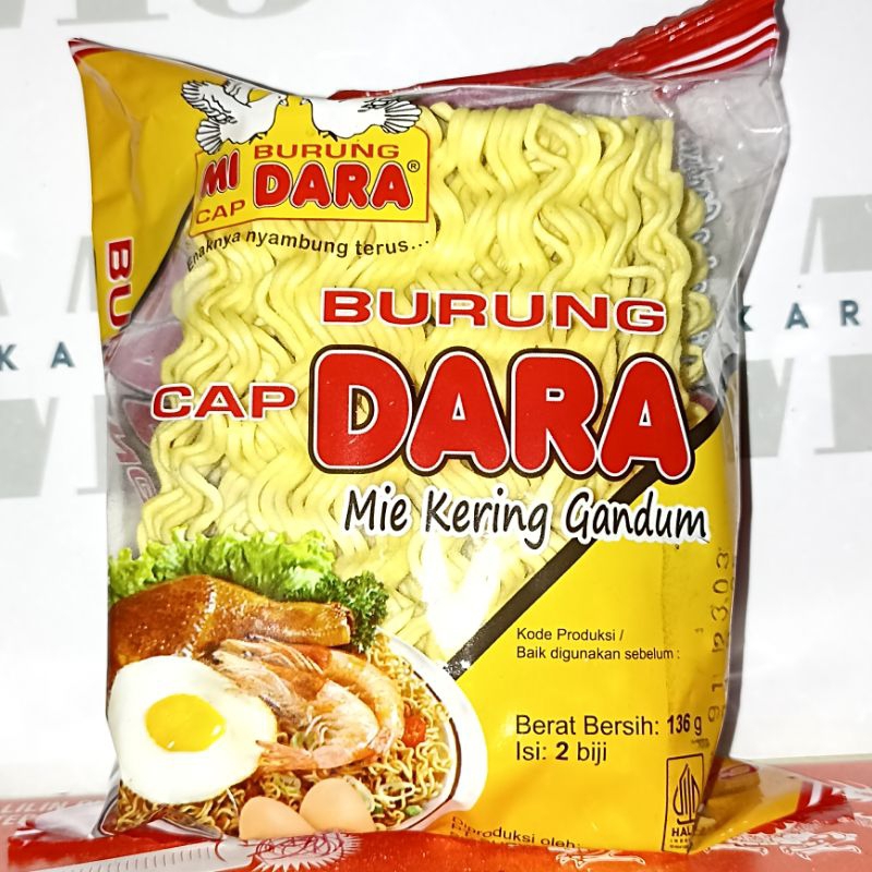 

Mie Keriting Burung Dara Renteng 1 pack Isi 2pcs 136gr