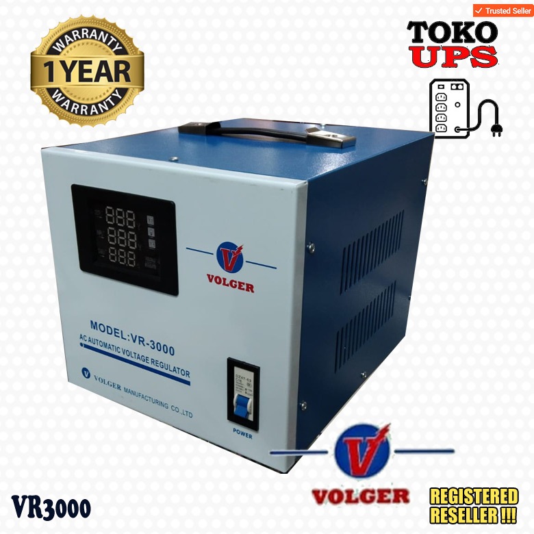 Stabilizer listrik 3000VA Volger VR3000 Stavol 3000 VA