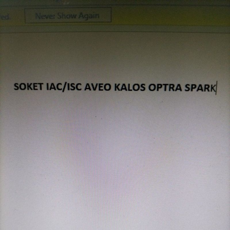 Socket soket iac isc Aveo 2003-2010 soket iac lova kalos optra spark