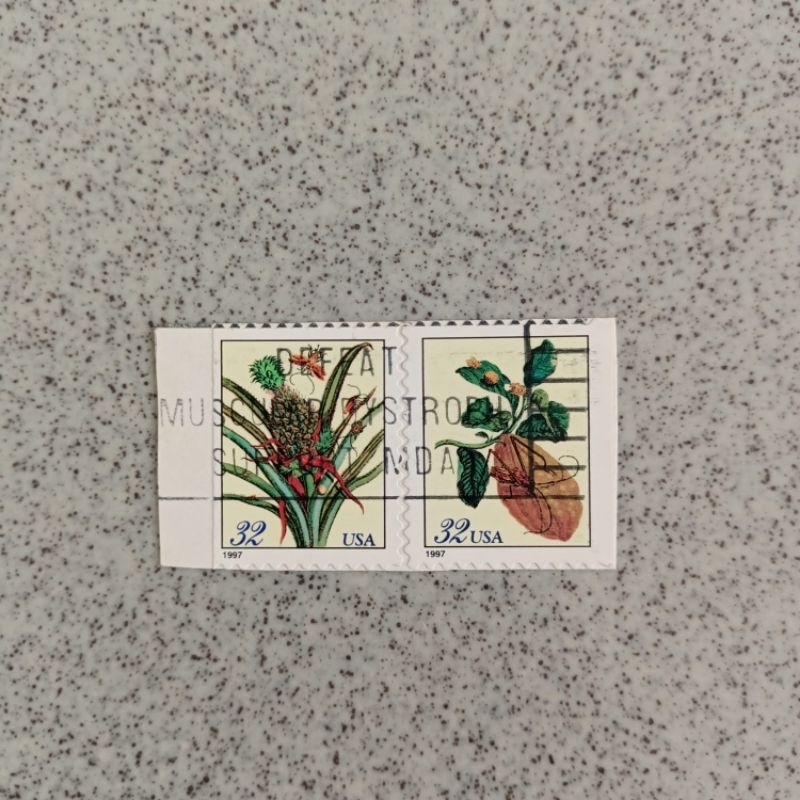 

perangko used USA tanaman 1997