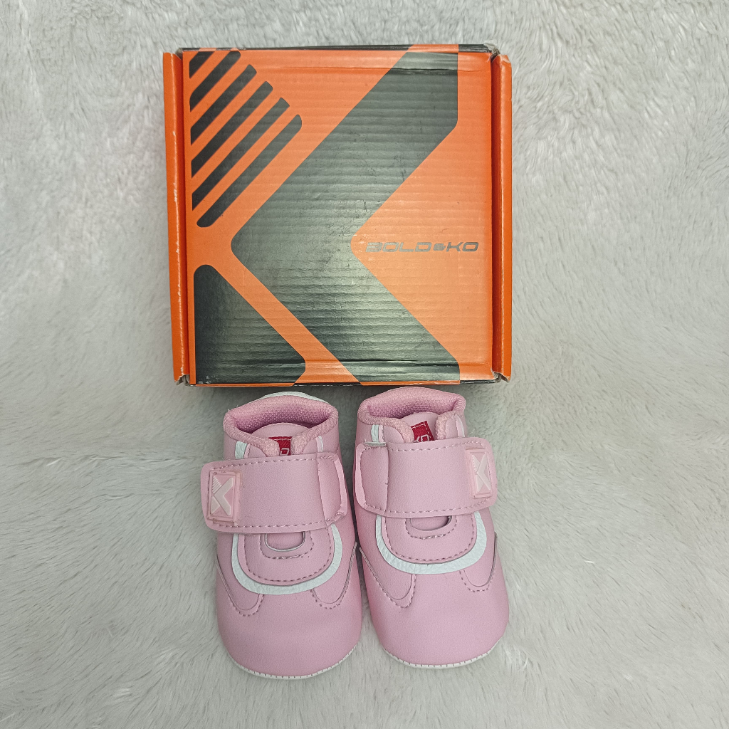 PRELOVED [MASIH BARU] kiddiposh Bliss Walk Series Pink|Sepatu Anak