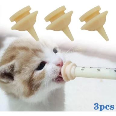 Dot Mini Untuk Kucing Baru Lahir / Dot Kucing Minum Susu / 3pcs Dot Kucing Baru Lahir