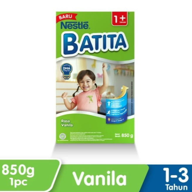 Susu Formula Bayi 1 Tahun NESTLE BATITA 1 3 Tahun Vanilla 850gr