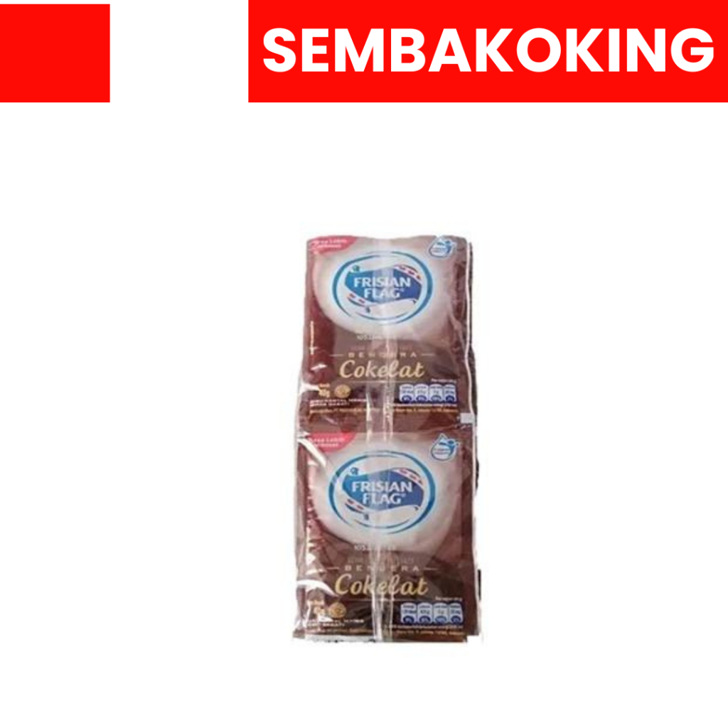 

FRISIEN FLAG COKLAT SACHET 6x40GR SUSU KENTAL MANIS BENDERA COKLAT