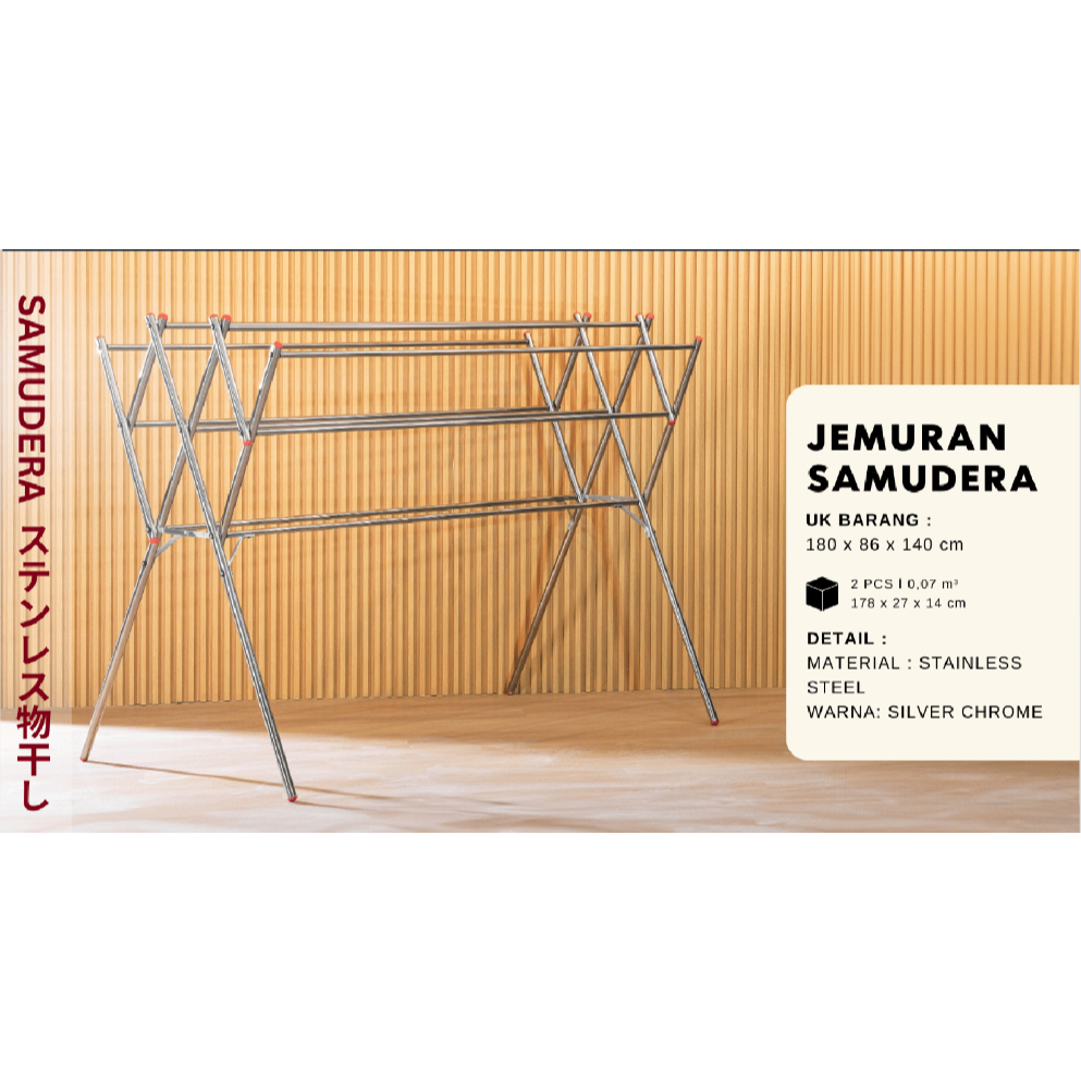 Jemuran Pakaian/Jemuran Stainless Samudera Murah Pontianak