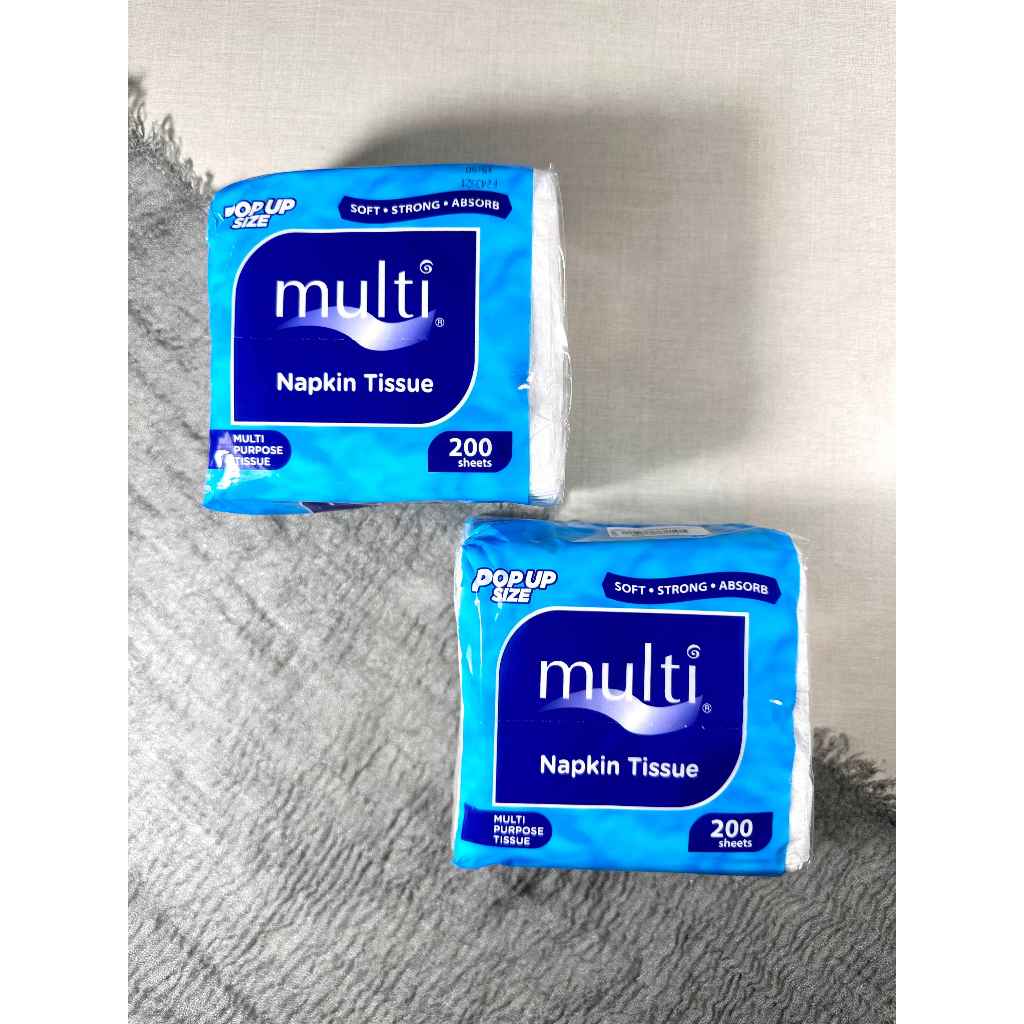 TISSUE MULTI NAPKIN 200S MPK 200 MU / TISSUE MULTI NAPKIN 200S ISI 10PCS