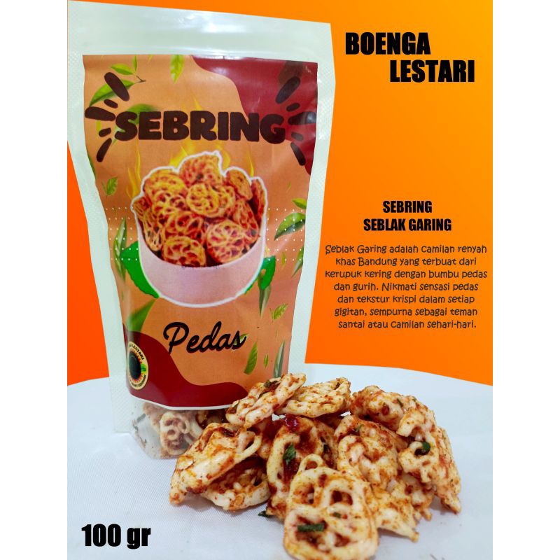 

Boenga Lestari Food Sebring Seblak Kering Kerupuk rafael 100gr