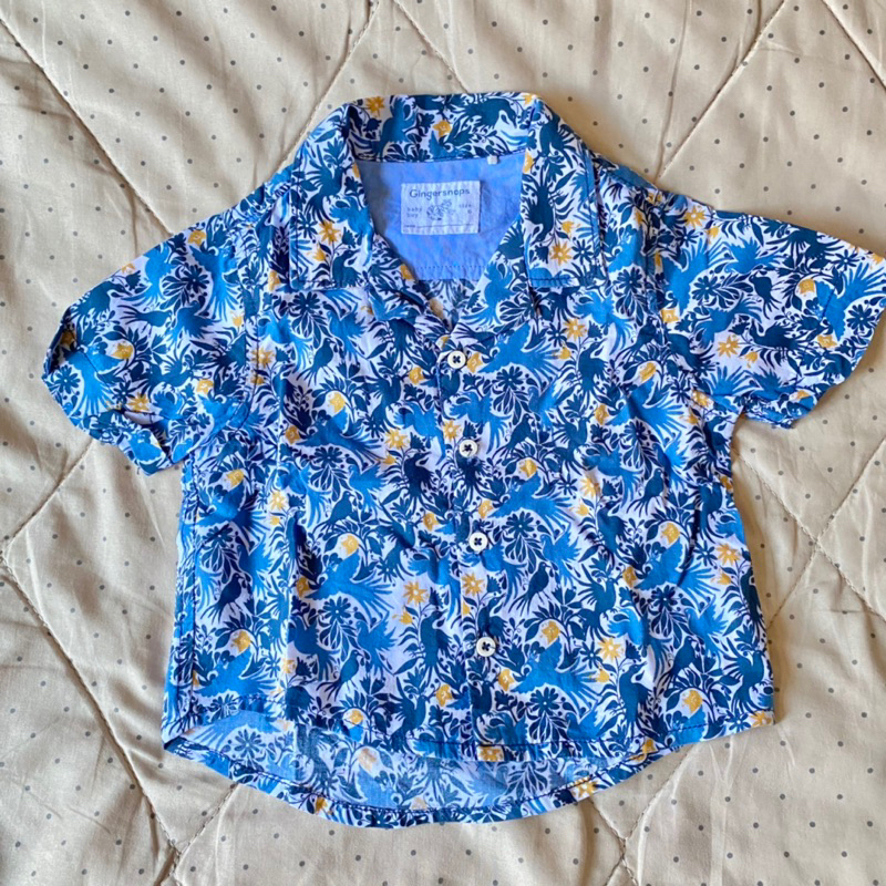 Kemeja anak gingersnaps preloved gingersnaps