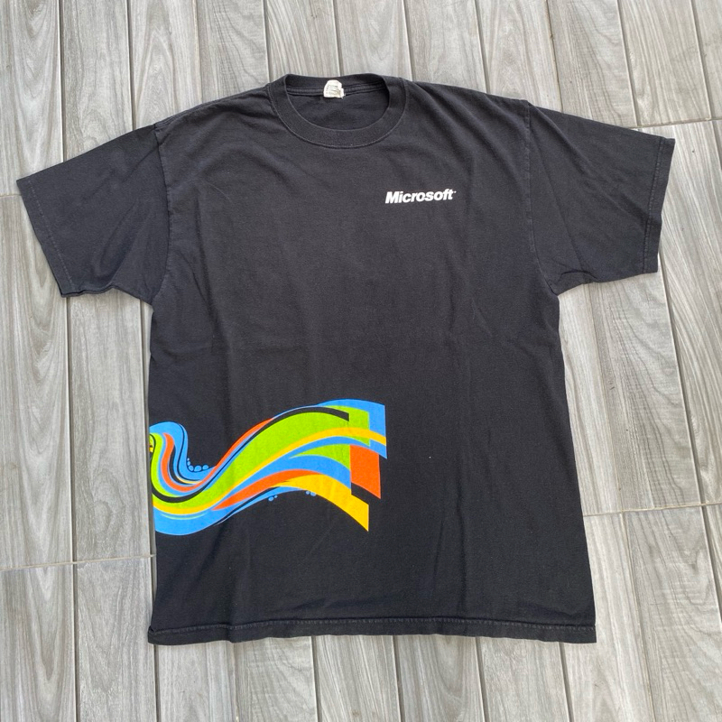 kaos micros0ft vintage by anvil