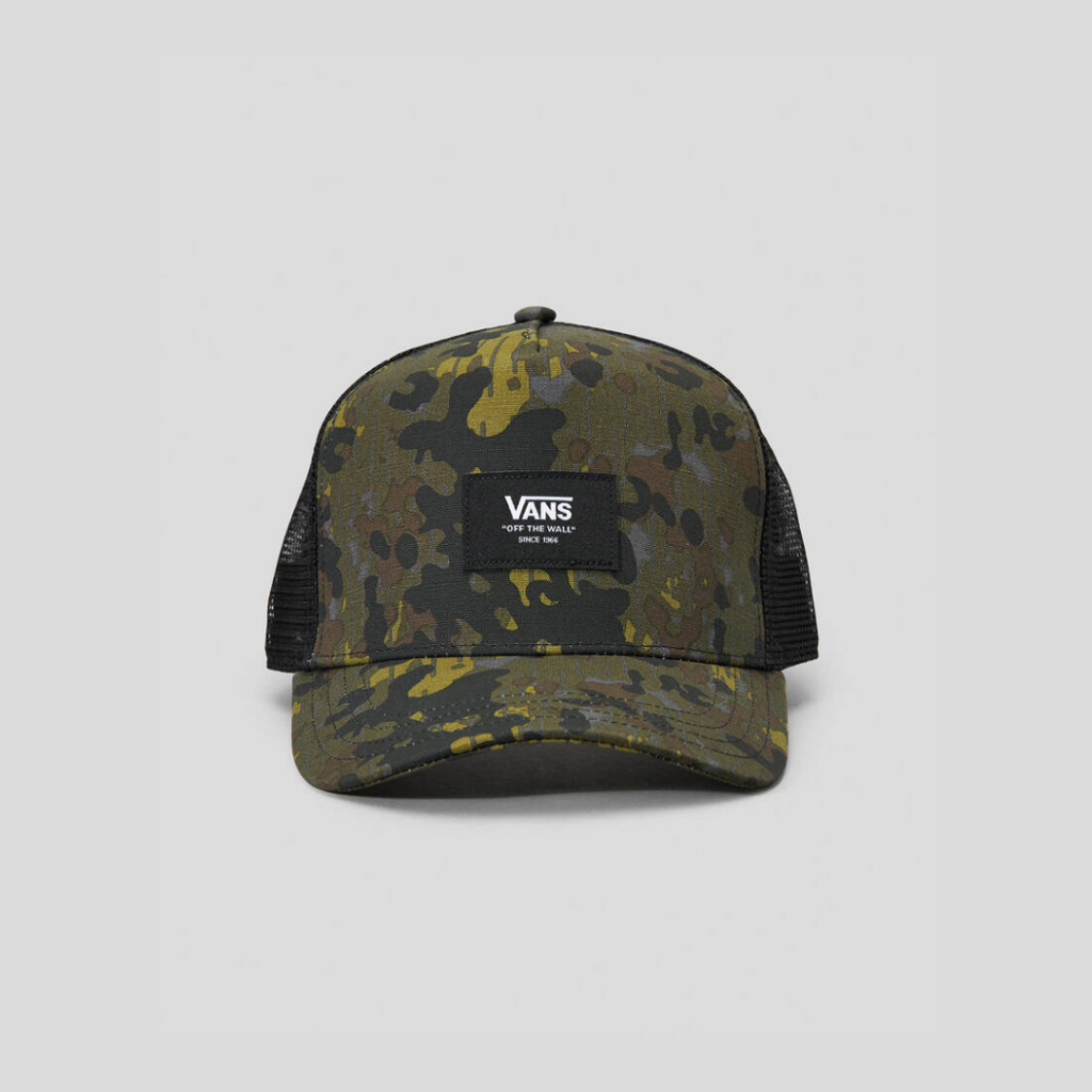 Topi Vans Original OTW Curved Bill Trucker Loden Green