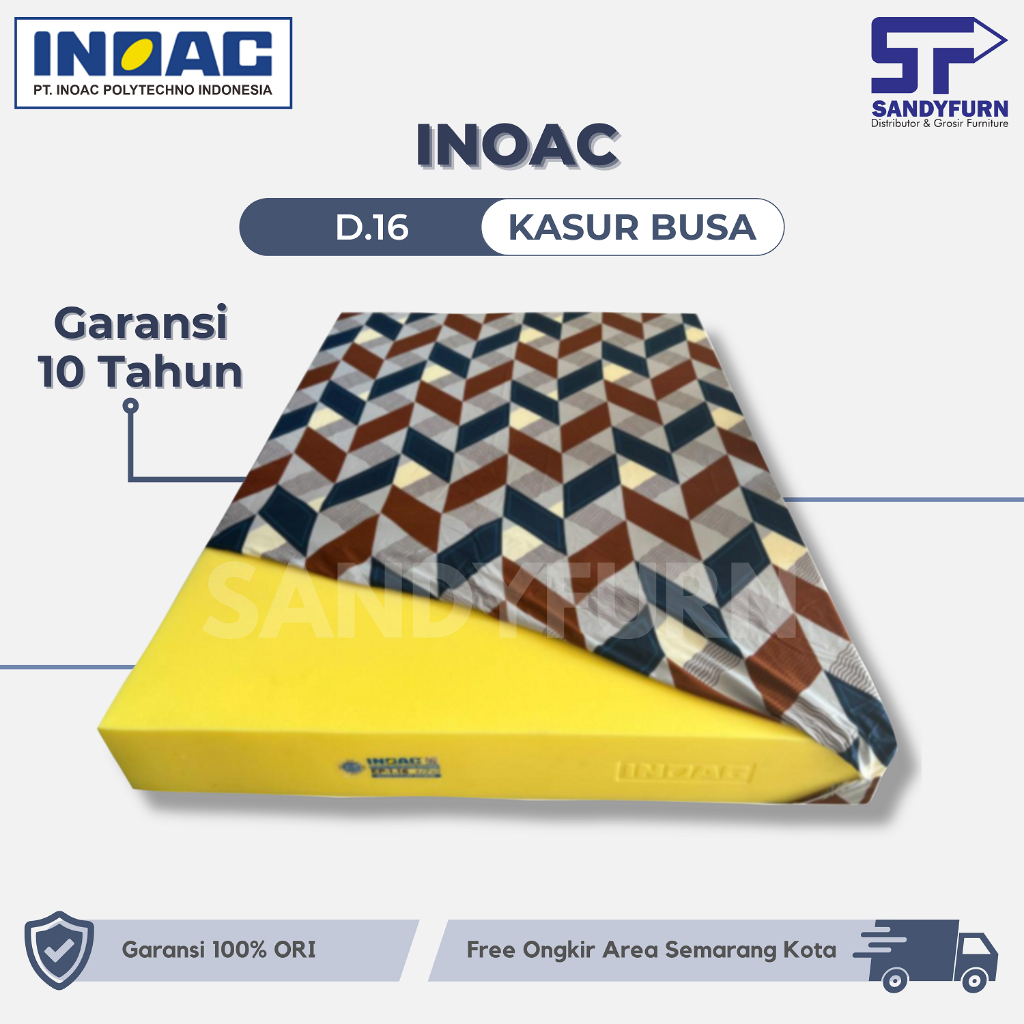 INOAC - Kasur Busa - D.16 - Garansi 10 Tahun (Khusus Pengiriman Luar Semarang)