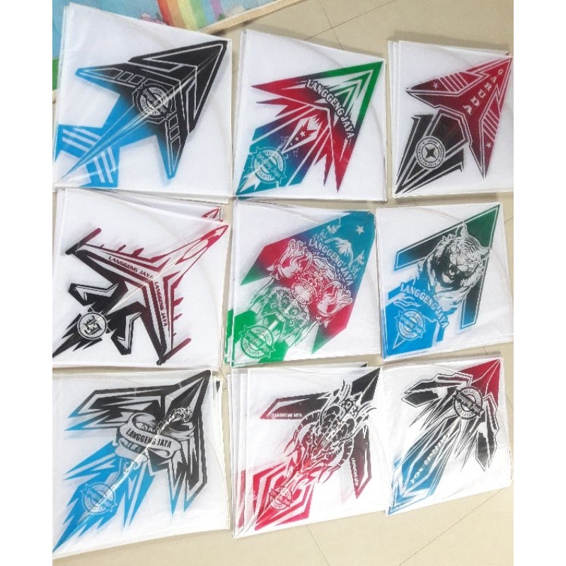 layangan sukhoi standart arku bagus