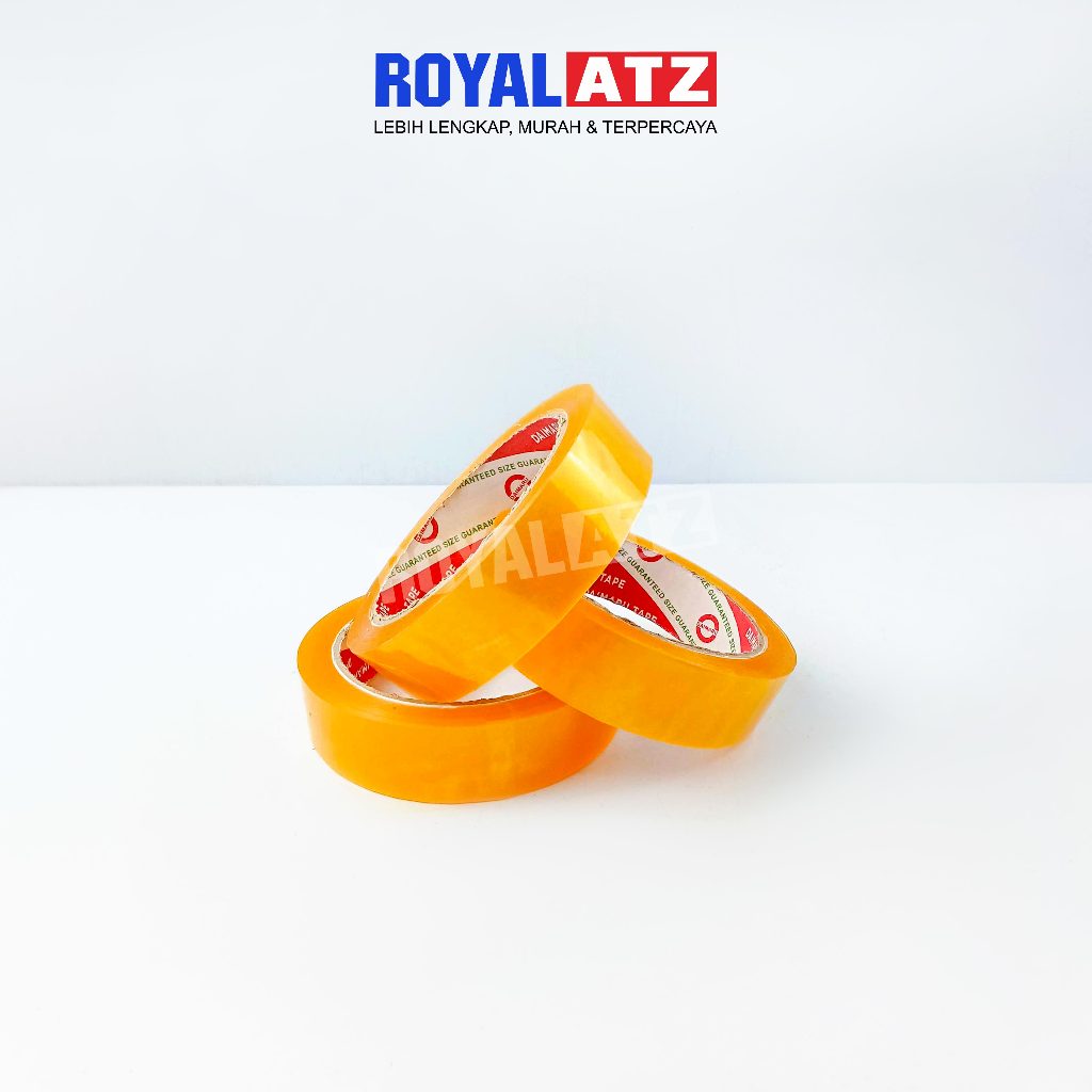 

Isolasi Bening / Daimaru Stationery Premium Tape 24 Mm X 72 Yard Transparan