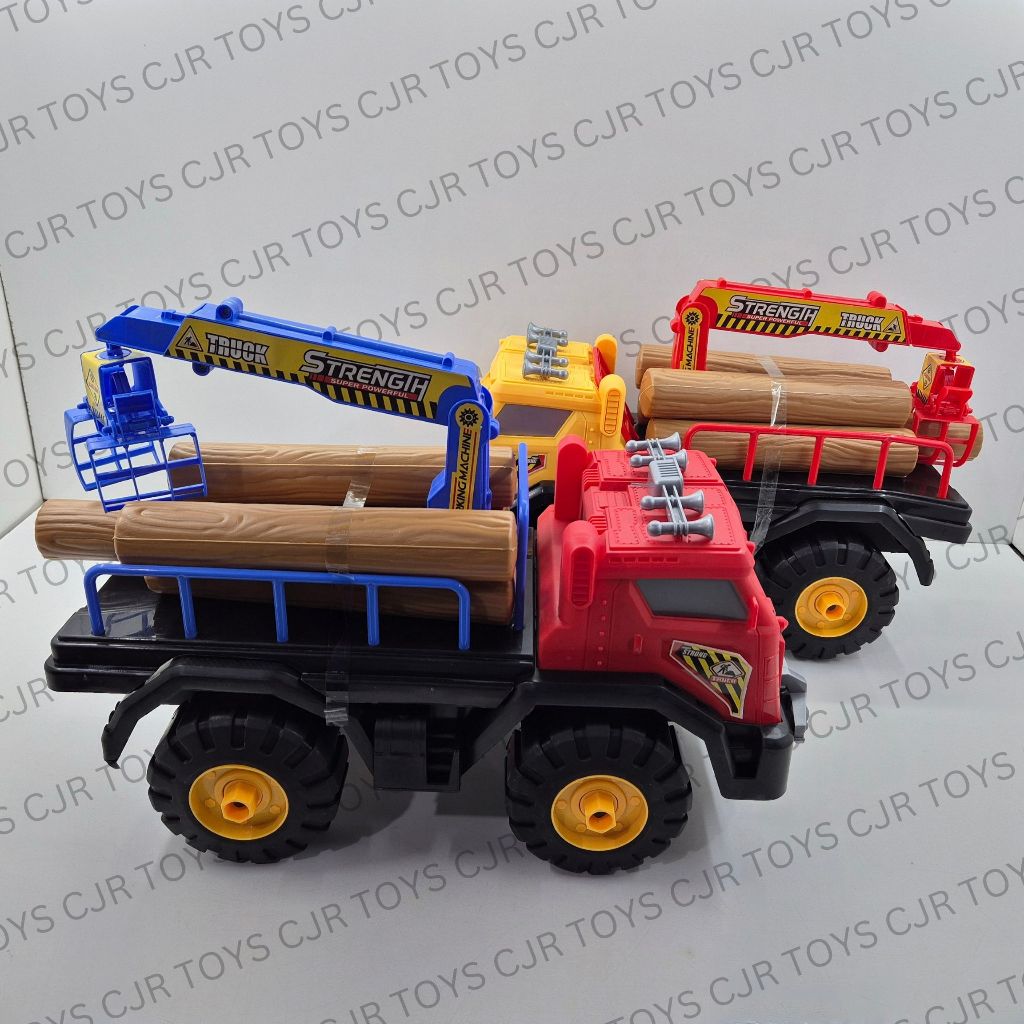 Mainan Anak Mobil Muatan Kayu Besar Mobil Truk Besar Muatan Kayu