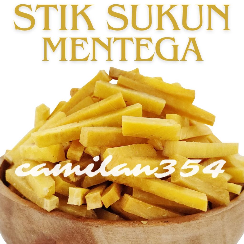 

[TERLARIS] Stik Sukun Mentega Gurih - 1KG / Stick Sukun Kuning Goreng Renyah 1000gram