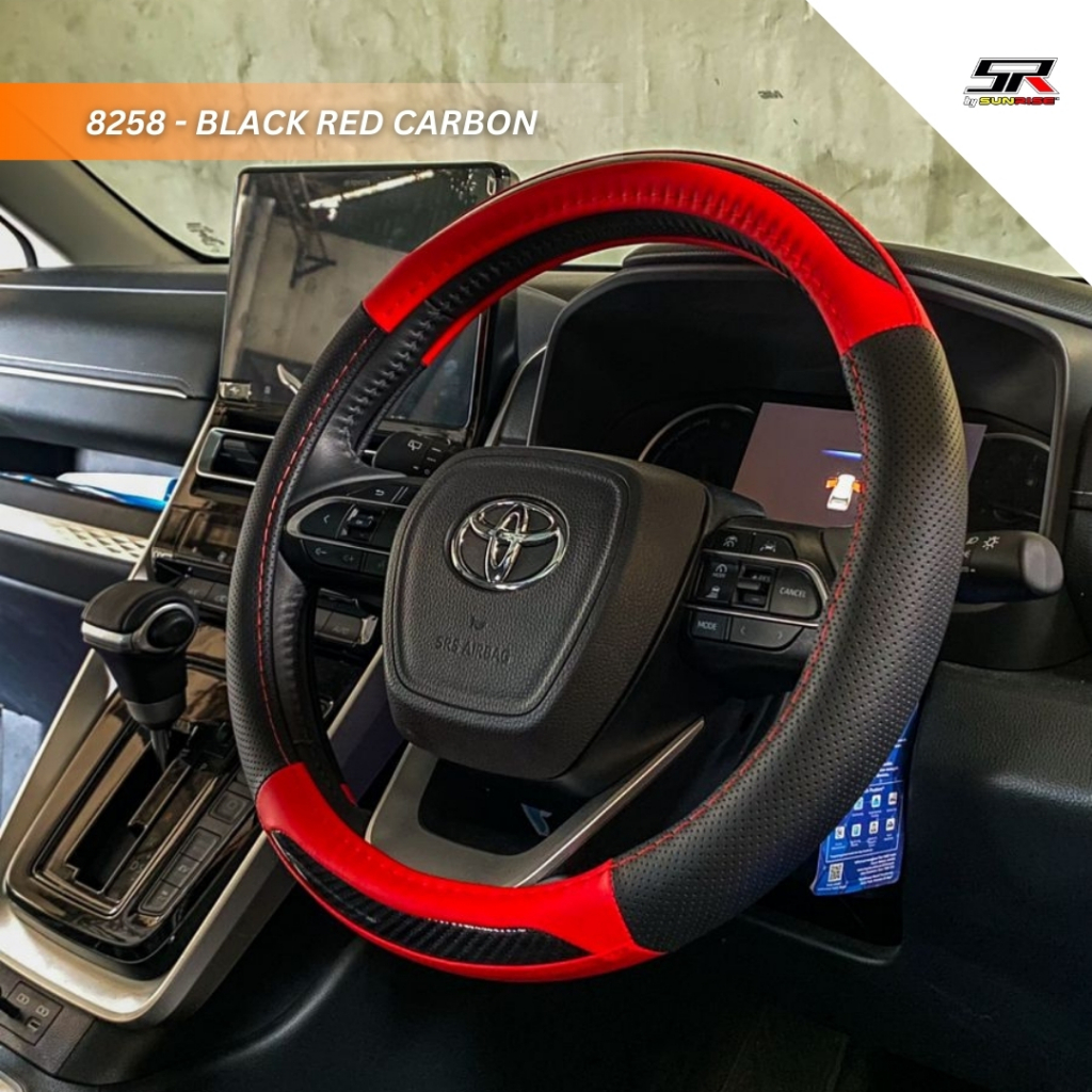 SARUNG STIR Mobil 8258 Cover Stir Mobil Ukuran M Sarung Stir Mobil Cover Stir Kulit Cover Stir Mobil