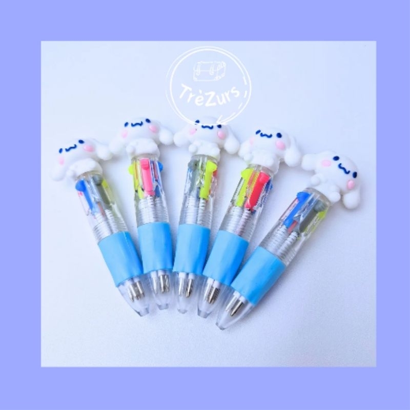 

Pen Mini Sanrio 4 warna | Pen Kuromi Pompompurin Cinnamoroll Melody | SCB5 Trezurs