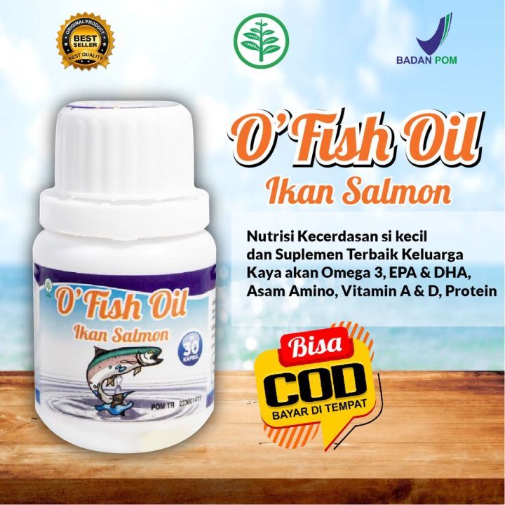Minyak Ikan Salmon O Fish Oil - Minyak Ikan Omega 3 Original