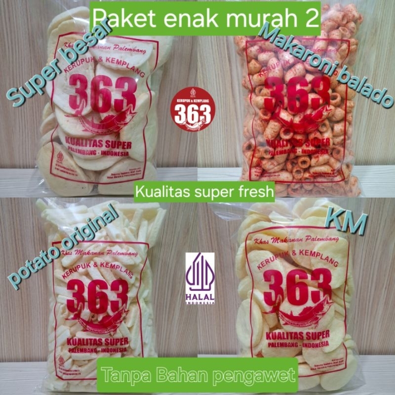 

PAKET ENAK MURAH 2 Kerupuk Kemplang 363 Asli Enak Halal