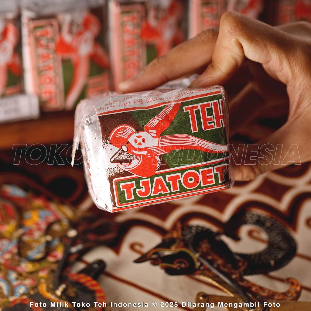 

Teh Solo - Teh TJATOET 1pcs 40gr Teh Tubruk Asli Indonesia Teh Hijau Melati Green Tea Indonesian Heritage Javanese Tea