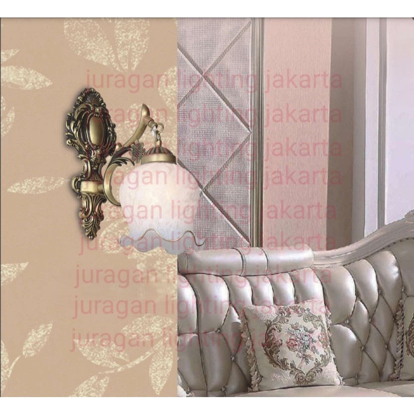 SL1372-1 LAMPU DINDING HIAS BUNGA MINIMALIS KLASIK ANTIK TERAS SUDUT RUANGAN RESTORAN DLL DEKORASI W