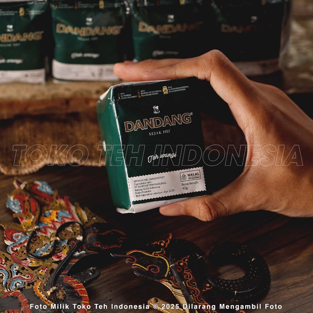 

Teh Indonesia - Teh DANDANG HITAM 1pcs 45gr Teh Tubruk Asli Indonesia Teh Hijau Melati Green Tea Indonesian Heritage Javanese Tea